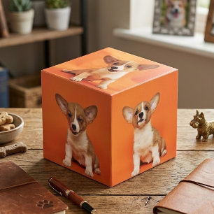 ペット+犬の5枚の写真入りカスタムフォト フォトキューブ