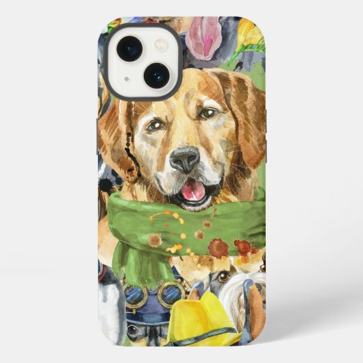 ペット+犬+動物+愛好家 iPhoneケース (裏面)
