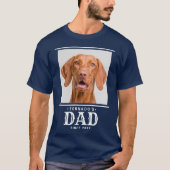ペット+犬+猫+パパ記念写真 Tシャツ (正面)