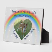 ペット 犬 猫 虹の橋 フォト カスタム フォトプラーク (側面)