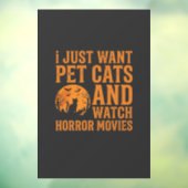 ペット+猫+ホラー+映画+ハロウィン+デザイン_1 ウィンドウサイン (シート3)