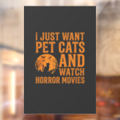 ペット+猫+ホラー+映画+ハロウィン+デザイン_1 ウィンドウサイン (シート2)