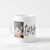 ペット 猫 写真 コーヒーマグカップ (正面左)