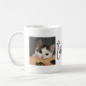 ペット 猫 写真 コーヒーマグカップ (左)