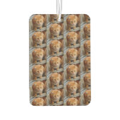 ペット 猫 犬 写真 パーソナライズ カスタム 大型 カーエアーフレッシュナー (裏面)