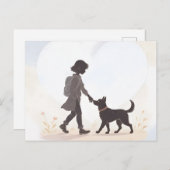 ペットDuoグリーティングカード ポストカード (正面/裏面)