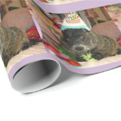 ペットGroundhogモーゼの誕生日の包装紙 ラッピングペーパー (ロールコーナー)