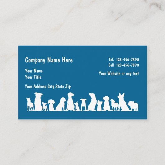 ペットServicの名刺 名刺 (正面)