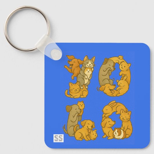 ペットYOLO キーホルダー (正面)