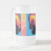 ペッパーとプラスチックの沈黙 フロストグラスビールジョッキ (正面左)