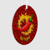 ペッパーと火炎オーナメント オーナメント (正面)
