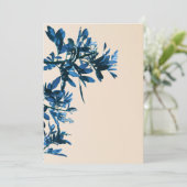 ペッパーの木葉のミニマル自然 招待状 (スタンド正面)