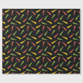 ペッパーカラフルパターン ラッピングペーパー (フラット)