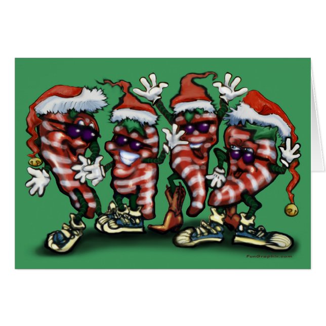 ペッパーキャンディーケーンクリスマス (正面横)