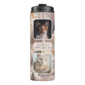 ペッパーソナライズされたト写真コラージュのクリスマス タンブラー (正面)