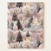 ペッパーソナライズされたト写真コラージュのクリスマス プランナー手帳 (裏面)