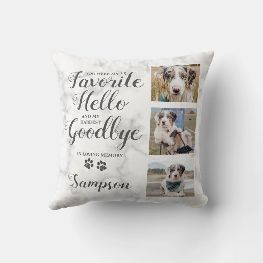 ペッパーソナライズされたト記念写真コラージュ クッション (裏面)