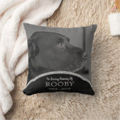 ペッパーソナライズされたト記念写真|犬の哀悼の意 クッション (ブランケット)