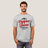 ペッパーソースチャンピオン Tシャツ (正面フル)
