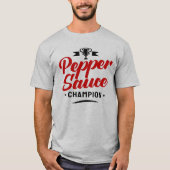 ペッパーソースチャンピオン Tシャツ (正面)