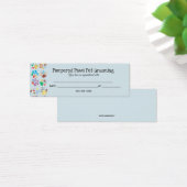 ペッパードポーズペットグルーミングアポイントメントカード (デスク)