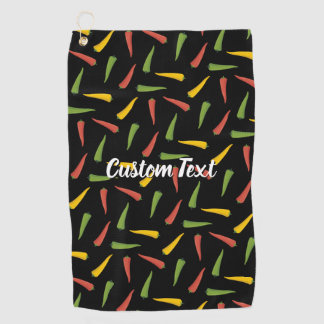 ペッパーパターカラフルンゴルフタオル ゴルフタオル