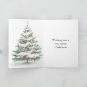 ペッパーミントのクリスマスツリー カード (内部)