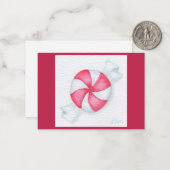 ペッパーミントキャンディ ノートカード (正面/裏面インサイチュ)