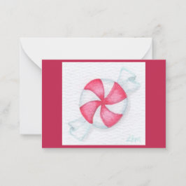 ペッパーミントキャンディ ノートカード