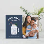 ペッパーミント モカ ホット ココア ウォーム ウィッシーズ ファミリー シーズンカード (スタンド正面)