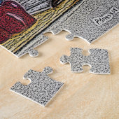 ペッパー予測できなコースカートのニンジンの静物芸術 ジグソーパズル (側面)