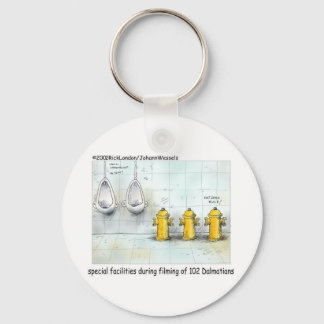 ペッパー犬のバスルームおもしろいギフト&ティー キーホルダー