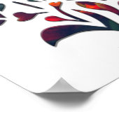 ペッパー花2ステッカー ポスター (角)