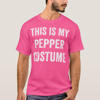 ペッパー・ハロウィーンのマッチングコスチュームこれは私のペッパーである Tシャツ