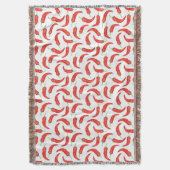 ペッパー。パターン スローブランケット (正面縦)