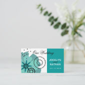 ペッパー・ポピー結婚ズのウェブサイトティール（緑がかった色） エンクロージャーカード (スタンド正面)