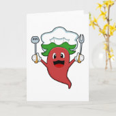 ペッパー ヴィーガン クック カード (黄色い花)