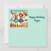 ペッパー 〜 5歳 〜 誕生日カード 〜 (裏面)