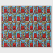 ペッパーthe catラッピング紙 ラッピングペーパー (フラット)