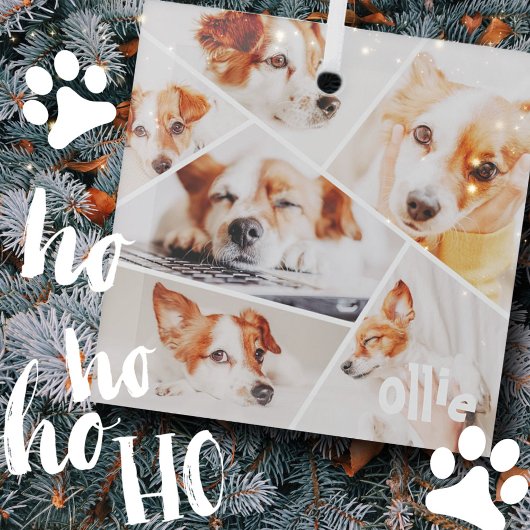 ペッモダントシンプルカスタム6画像丁合写真 ガラスオーナメント