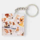 ペッモダントシンプルカスタム6画像丁合写真 キーホルダー (裏面)