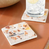 ペッモダントシンプルカスタム6画像丁合写真 ストーンコースター