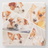 ペッモダントシンプルカスタム6画像丁合写真 ストーンコースター (正面)