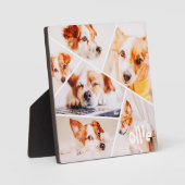 ペッモダントシンプルカスタム6画像丁合写真 フォトプラーク (正面)