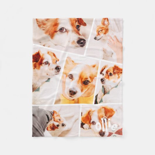 ペッモダントシンプルカスタム7画像一覧 フリースブランケット (正面)