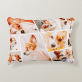 ペッモダントシンプルカスタム9 Photos Collage アクセントクッション (正面)