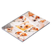 ペッモダントシンプル7カスタム画像コラージュ写真 ノートブック (左側)