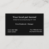 ペッモダント犬用名刺 名刺 (裏面)