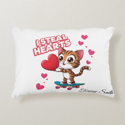 ペッモダント&パートナーズ向けバレンタインデー アクセントクッション (正面)