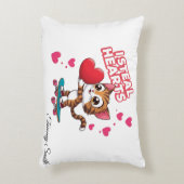 ペッモダント&パートナーズ向けバレンタインデー アクセントクッション (正面(垂直))